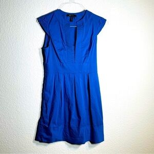 BCBGMAXARIZA Dress Blue Mini Ruffle Women’s Size Small
